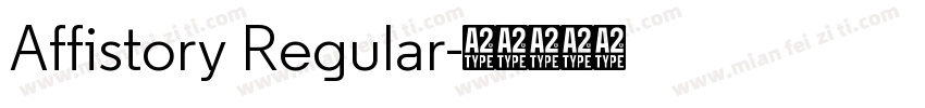 Affistory Regular字体转换